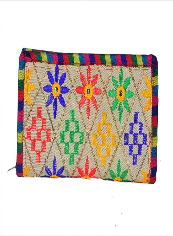 SuneshCreation حقيبة يد أو محفظة تقليدية مصنوعة يدويًا من جايبوري وغوجاراتي من SuneshCreation للنساء والفتيات - Image 2